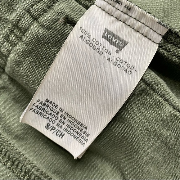 Levis Military Field Jacket Small Olive Green Cotton Fatigue Lightweight Utility - Picture 8 of 11